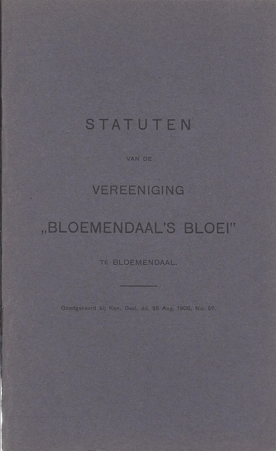 Statuten-Bloemendaals-Bloei